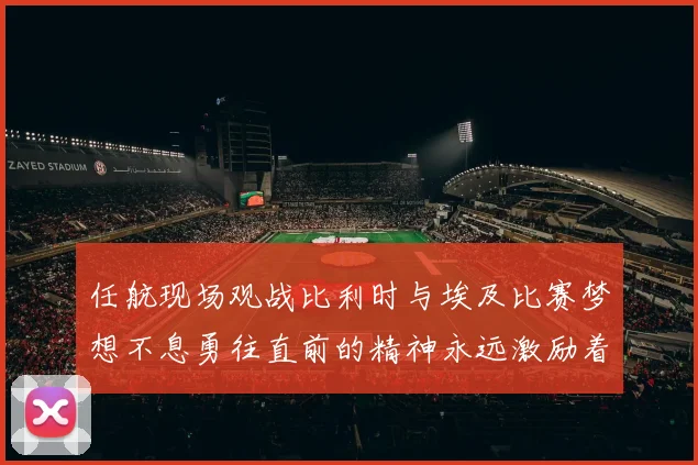 任航现场观战比利时与埃及比赛梦想不息勇往直前的精神永远激励着我们
